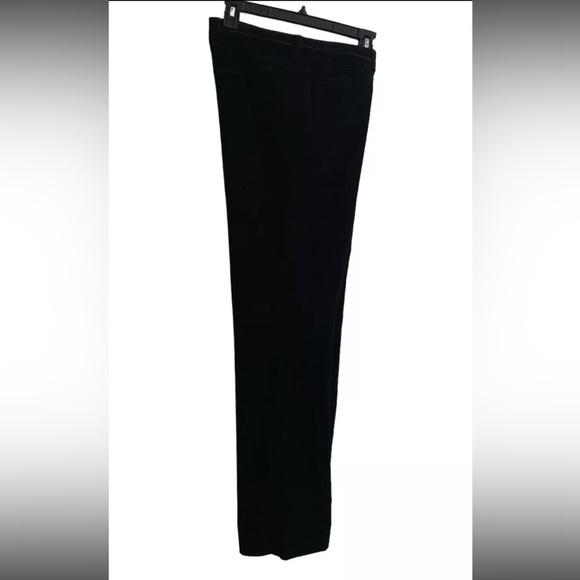 ESCADA - NWT Women's Black Velvet Pants Size 40 / US 10 Straight Leg - Picture 6 of 9